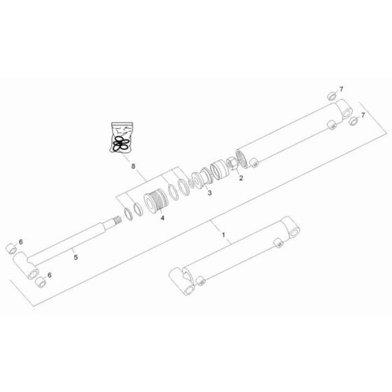 Cylinder Assembly for DT08