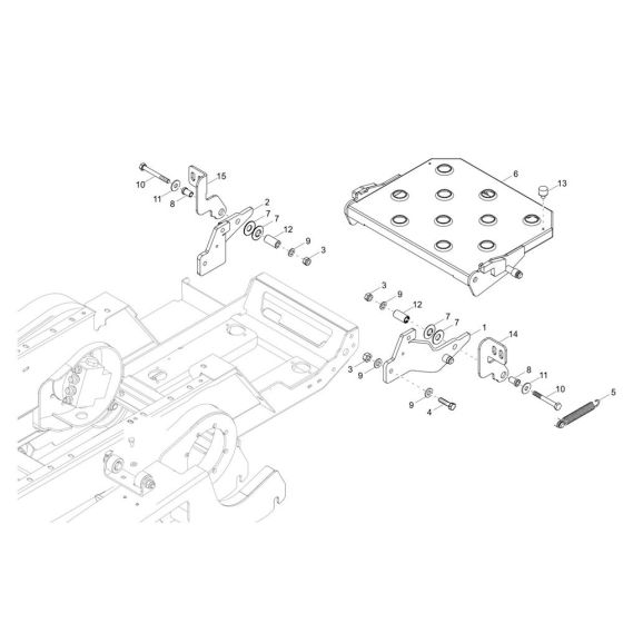 Step Plate Assembly for DT12p