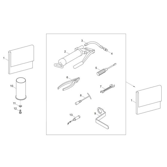 Wacker DT12p Tools