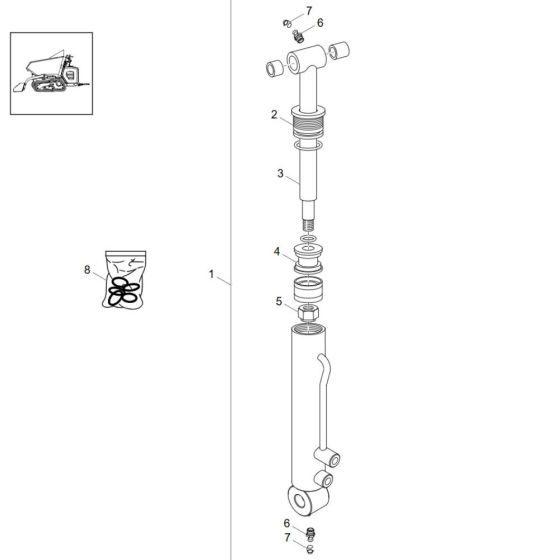 Cylinder Assembly for DT12p