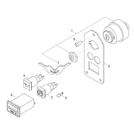 Instrument Panel for Wacker DT12p