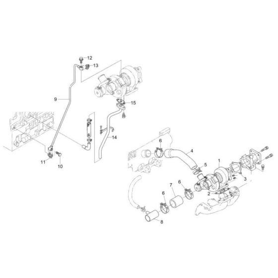 Turbocharger for Wacker DT25