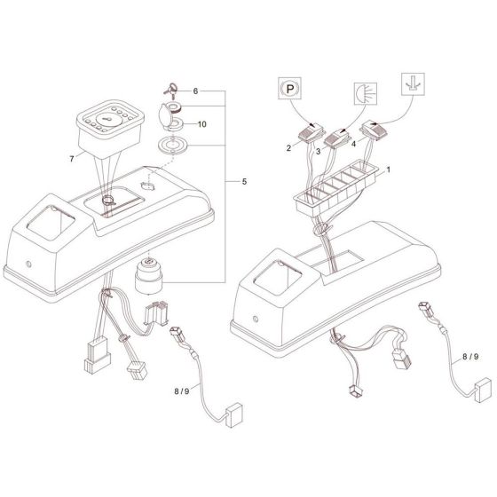 Instrument Panel for Wacker DT25