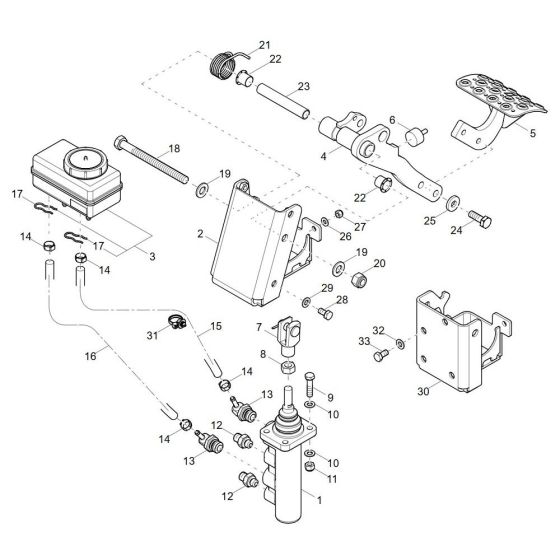 Foot Brake Assembly