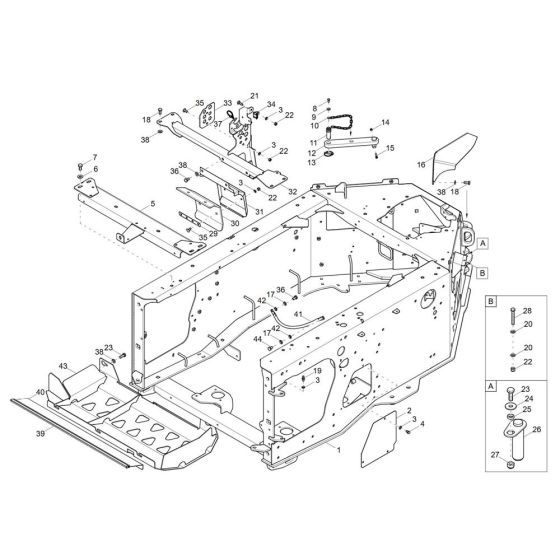 Frame Drive Unit for Wacker DV45