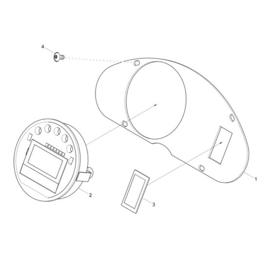 Instrument Panel for Wacker DW15e
