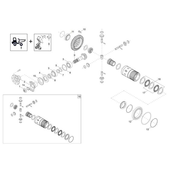 Differential Axle Assembly