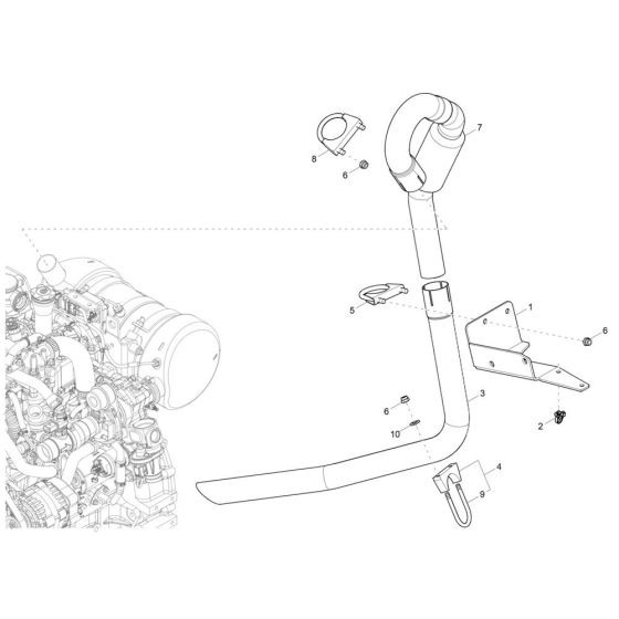 Exhaust Assembly for DW40-2