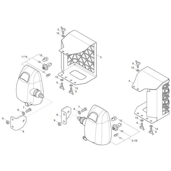 Headlight Assembly for DW40-2