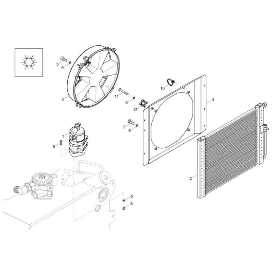 Radiator Assembly for DW40-2