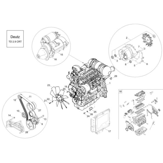 Engine Assembly for DW50-2