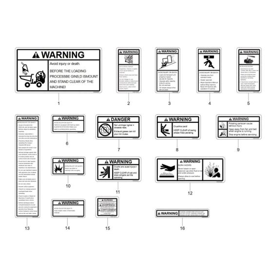 Decals for Wacker DW50-2