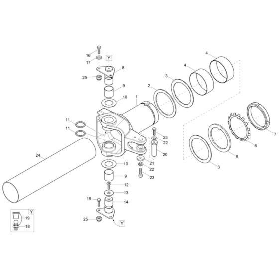 Joint Assembly for Wacker DW50