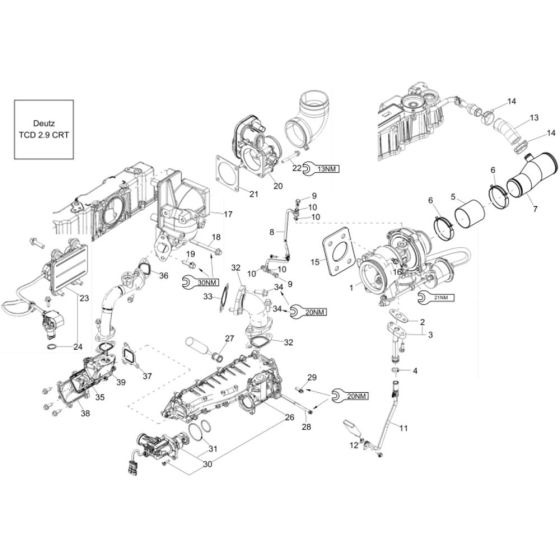 Turbo Supercharger Assembly