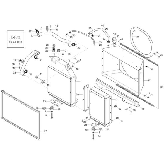 Combi-Cooler Assembly