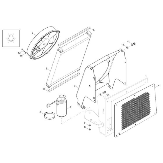 Radiator Assembly for DW90-3