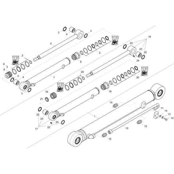 Bucket Cylinder Assembly