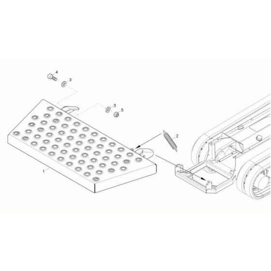 Step Plate Assembly for TD9