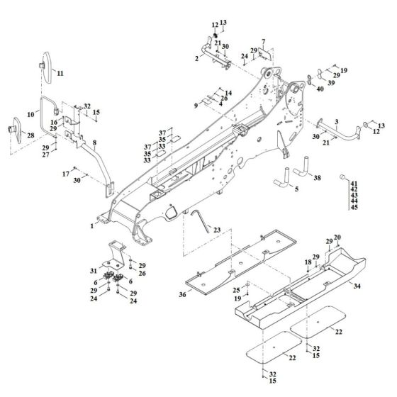 Frame Assembly for Wacker TH522