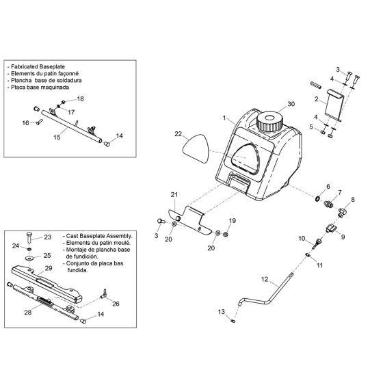Water Bottle Kit for Belle PCX
