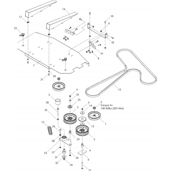 Mower Deck Assembly 36"