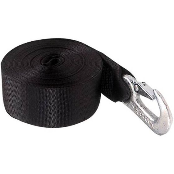 Winch Strap 7m x 48mm with Forged Steel Hook for Budget & Fulton Hand Winches