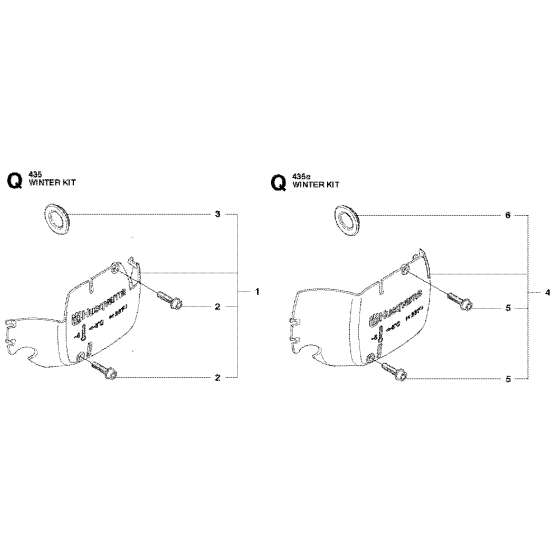 Winter Kit Assembly For Husqvarna 435 Chainsaw