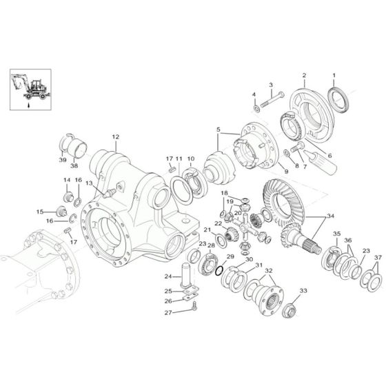 Differential Steering Axle