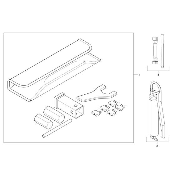 Wacker 6503 Excavator Tools