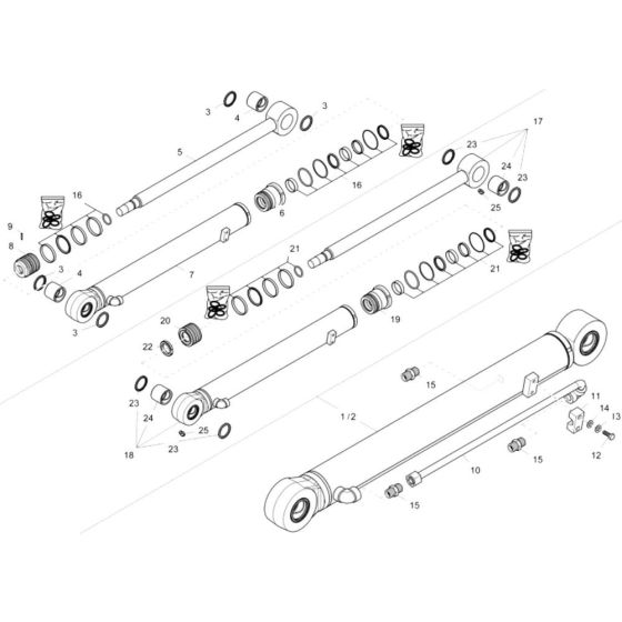 Bucket Cylinder Assembly
