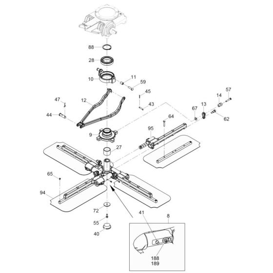 Blade Mechanism for Wacker CT48-9