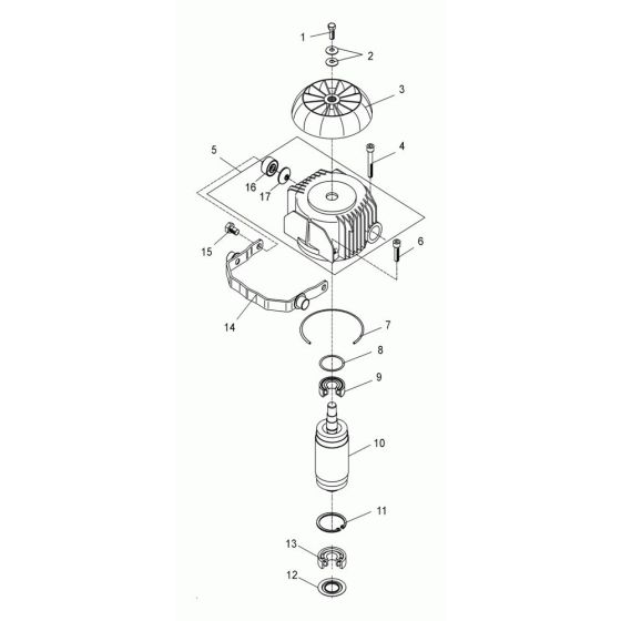 Motor Head Assembly for Wacker