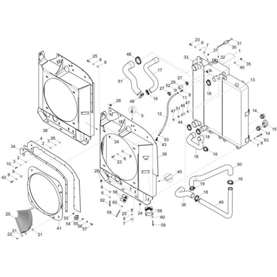Combi-Cooler for Wacker ET145
