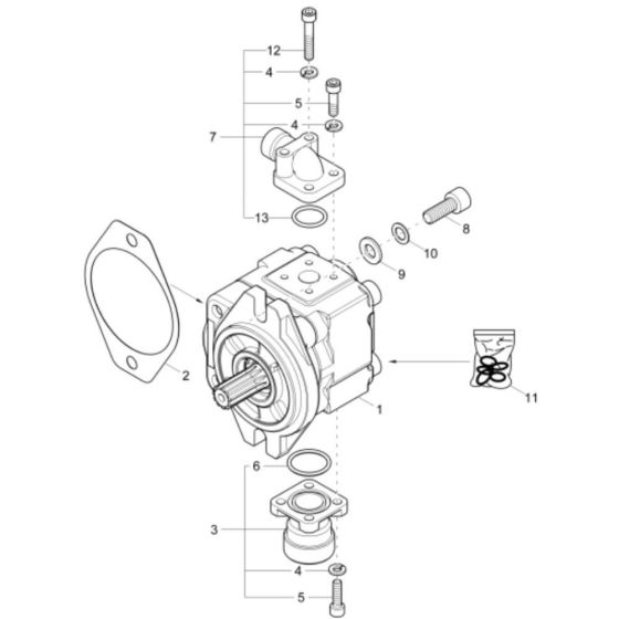 Gear Pump Assembly for ET145