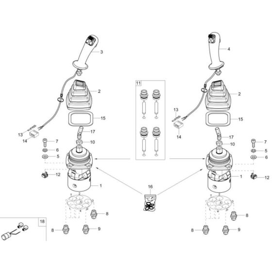 Joystick Assembly for ET145