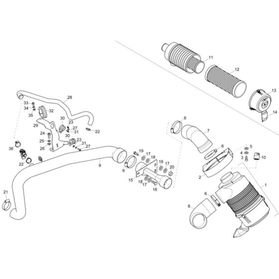 Air Cleaner Assembly for ET145