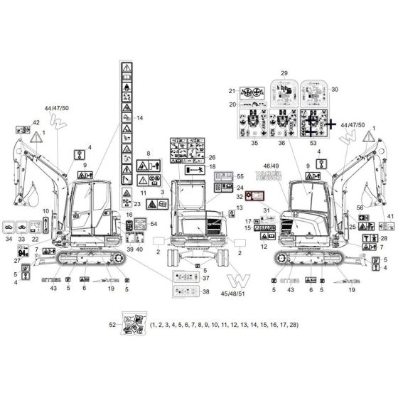 Wacker ET35 Decals