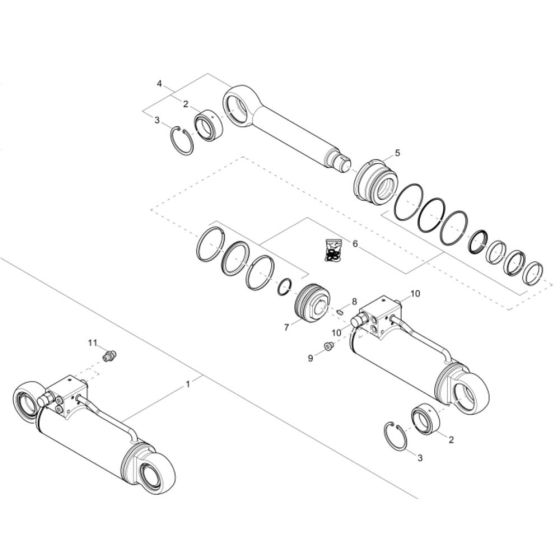 Tilt Ram Assembly for ET42