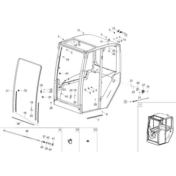 Cabin Frame Assembly