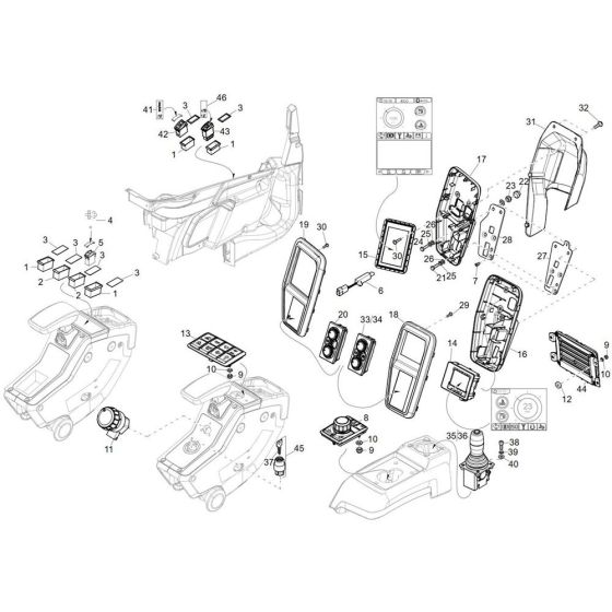 Instrument Panel for Wacker ET65