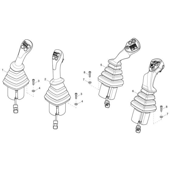 Joystick Assembly for EW100-2