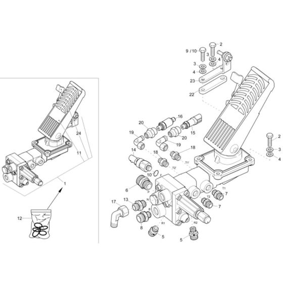 Brake Valve Assembly for EW65