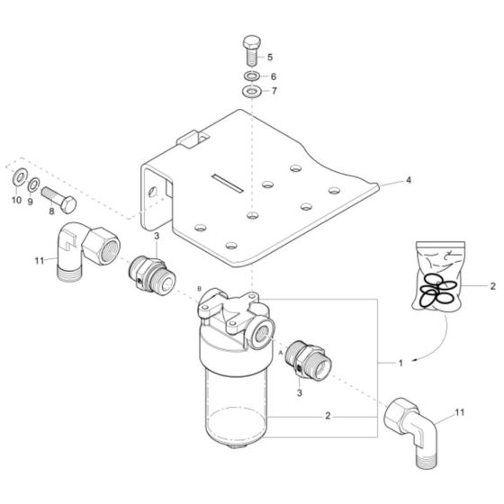 Oil Filter Assembly for EW65