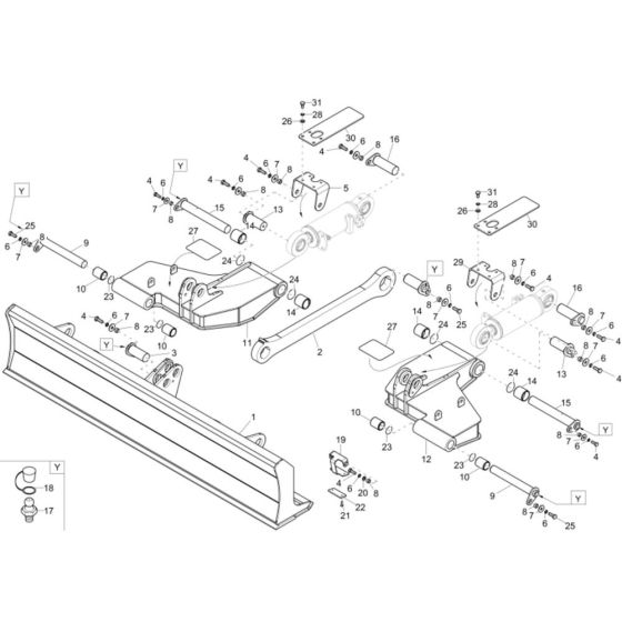 Dozer Blade Assembly