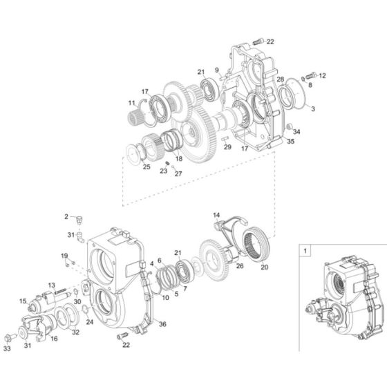 Distributor Gearbox Assembly