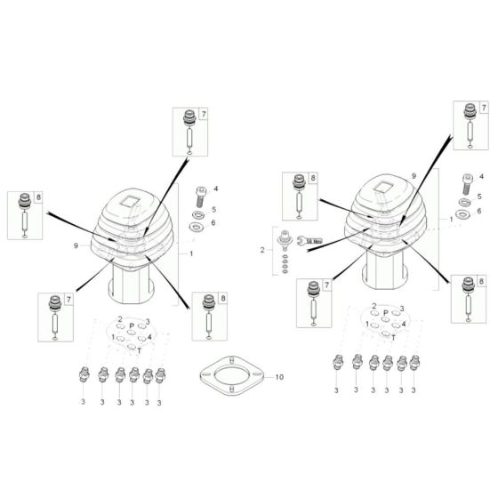 Joystick Assembly for Wacker EZ17