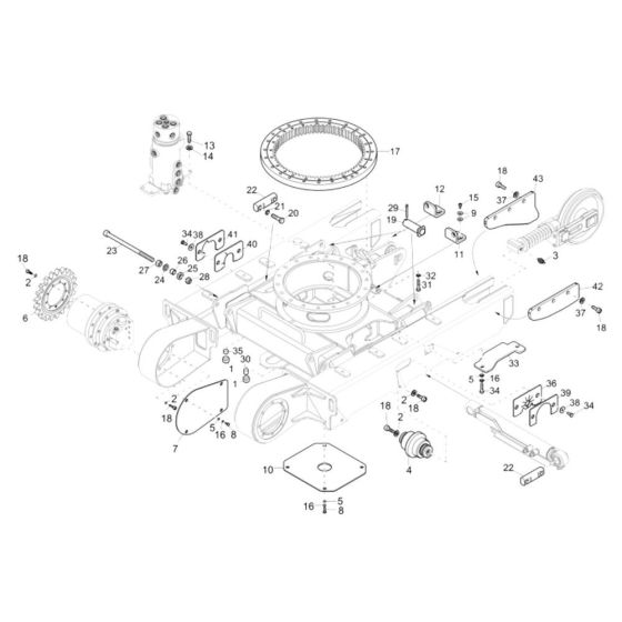 Track Laying Gear for EZ17