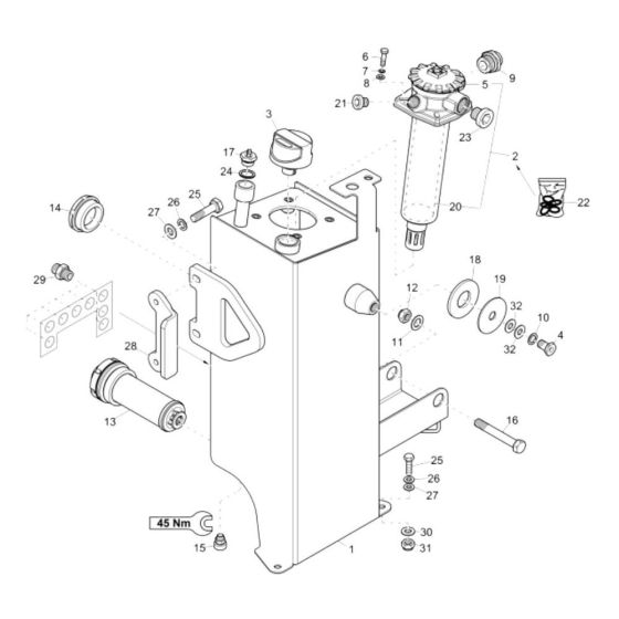 Hydraulic Tank Assembly