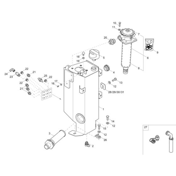 Hydraulic Tank Assembly