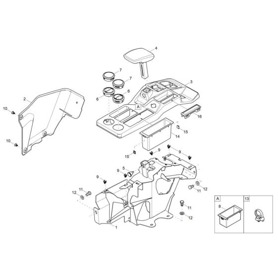 Control Lever Carrier for EZ26-2